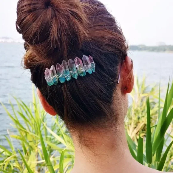 new. crystal hair comb - Picture 2 of 5